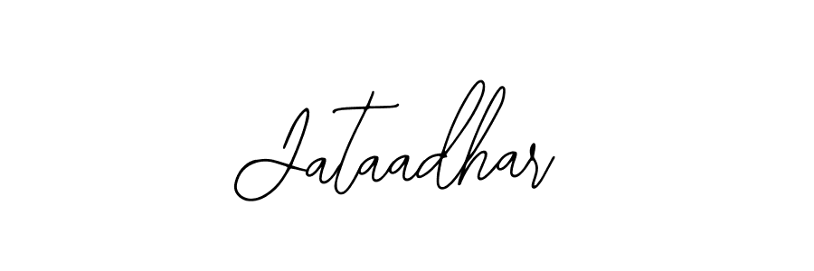 You should practise on your own different ways (Bearetta-2O07w) to write your name (Jataadhar) in signature. don't let someone else do it for you. Jataadhar signature style 12 images and pictures png