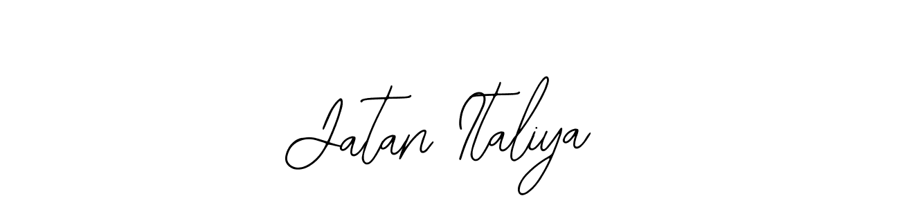 Create a beautiful signature design for name Jatan Italiya. With this signature (Bearetta-2O07w) fonts, you can make a handwritten signature for free. Jatan Italiya signature style 12 images and pictures png