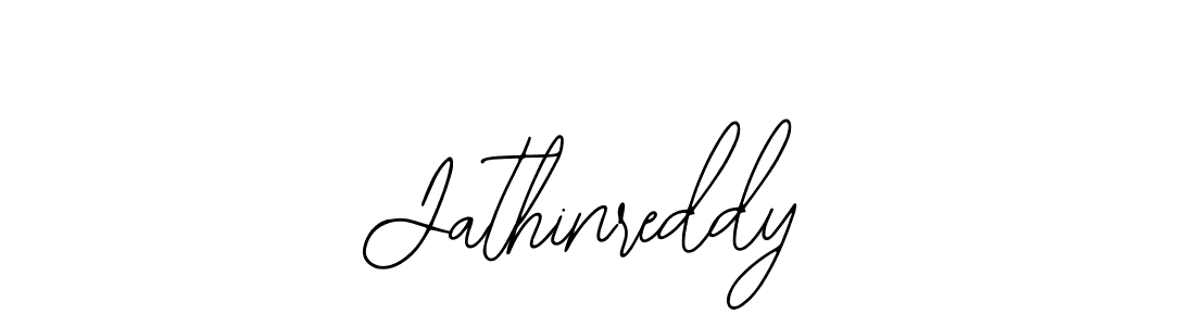 How to make Jathinreddy name signature. Use Bearetta-2O07w style for creating short signs online. This is the latest handwritten sign. Jathinreddy signature style 12 images and pictures png