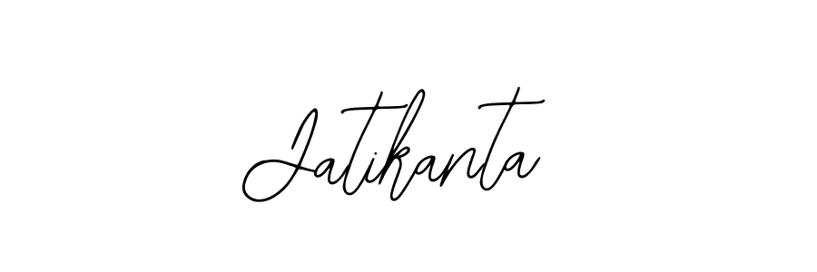 Use a signature maker to create a handwritten signature online. With this signature software, you can design (Bearetta-2O07w) your own signature for name Jatikanta. Jatikanta signature style 12 images and pictures png