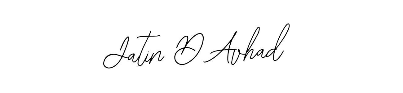 Create a beautiful signature design for name Jatin D Avhad. With this signature (Bearetta-2O07w) fonts, you can make a handwritten signature for free. Jatin D Avhad signature style 12 images and pictures png
