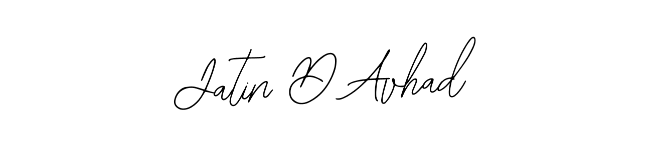 Create a beautiful signature design for name Jatin D Avhad. With this signature (Bearetta-2O07w) fonts, you can make a handwritten signature for free. Jatin D Avhad signature style 12 images and pictures png