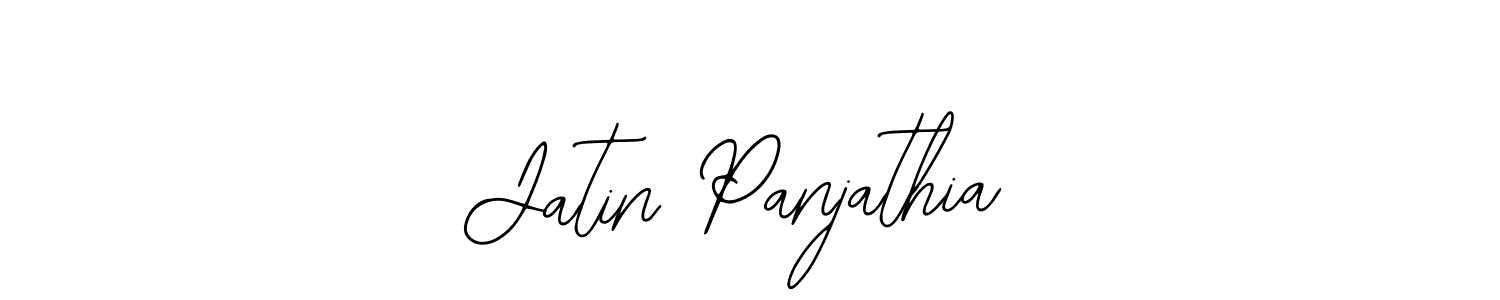 Make a beautiful signature design for name Jatin Panjathia. Use this online signature maker to create a handwritten signature for free. Jatin Panjathia signature style 12 images and pictures png