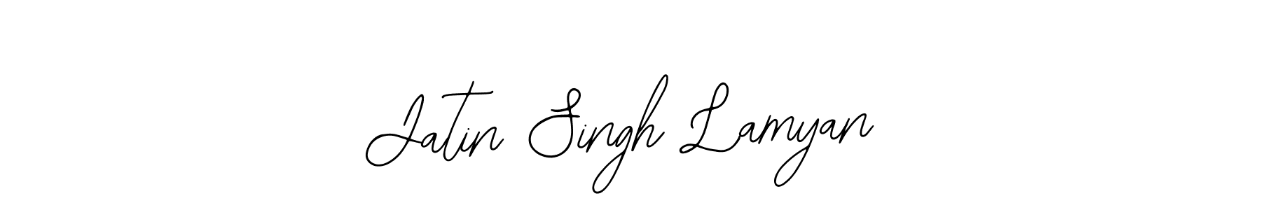 Create a beautiful signature design for name Jatin Singh Lamyan. With this signature (Bearetta-2O07w) fonts, you can make a handwritten signature for free. Jatin Singh Lamyan signature style 12 images and pictures png