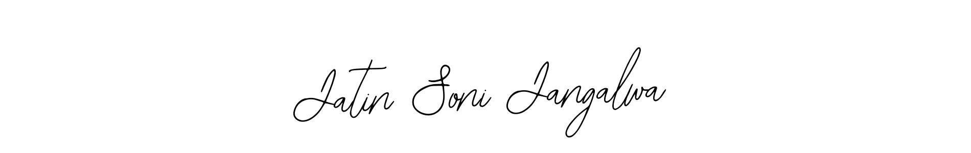 It looks lik you need a new signature style for name Jatin Soni Jangalwa. Design unique handwritten (Bearetta-2O07w) signature with our free signature maker in just a few clicks. Jatin Soni Jangalwa signature style 12 images and pictures png