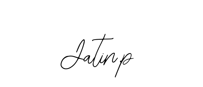 Make a beautiful signature design for name Jatin.p. With this signature (Bearetta-2O07w) style, you can create a handwritten signature for free. Jatin.p signature style 12 images and pictures png