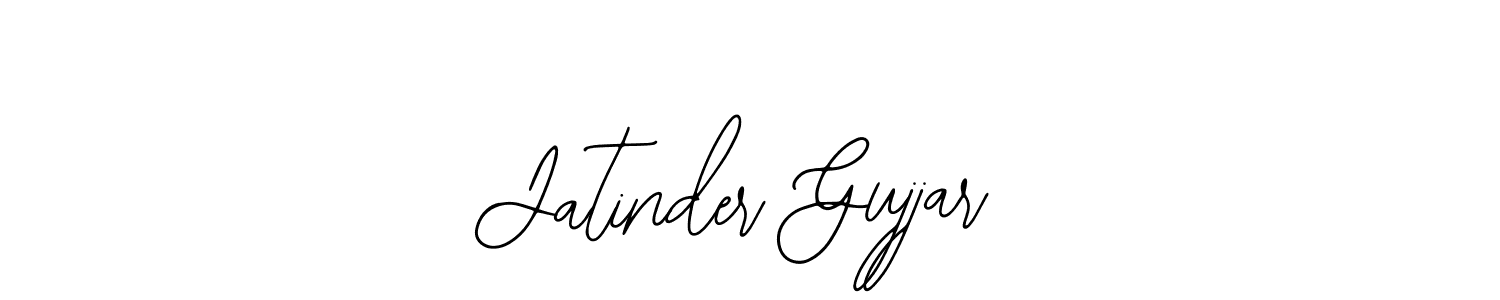 if you are searching for the best signature style for your name Jatinder Gujjar. so please give up your signature search. here we have designed multiple signature styles  using Bearetta-2O07w. Jatinder Gujjar signature style 12 images and pictures png