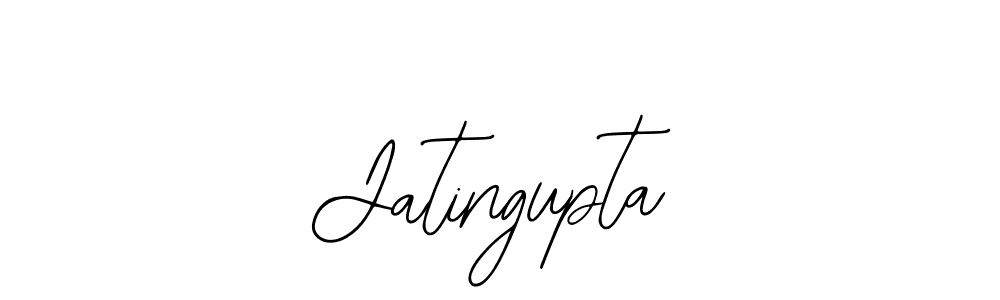 You should practise on your own different ways (Bearetta-2O07w) to write your name (Jatingupta) in signature. don't let someone else do it for you. Jatingupta signature style 12 images and pictures png