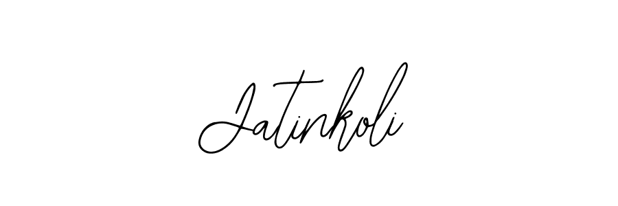 if you are searching for the best signature style for your name Jatinkoli. so please give up your signature search. here we have designed multiple signature styles  using Bearetta-2O07w. Jatinkoli signature style 12 images and pictures png