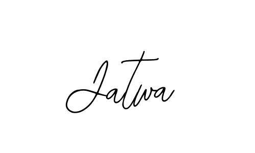 How to make Jatwa signature? Bearetta-2O07w is a professional autograph style. Create handwritten signature for Jatwa name. Jatwa signature style 12 images and pictures png