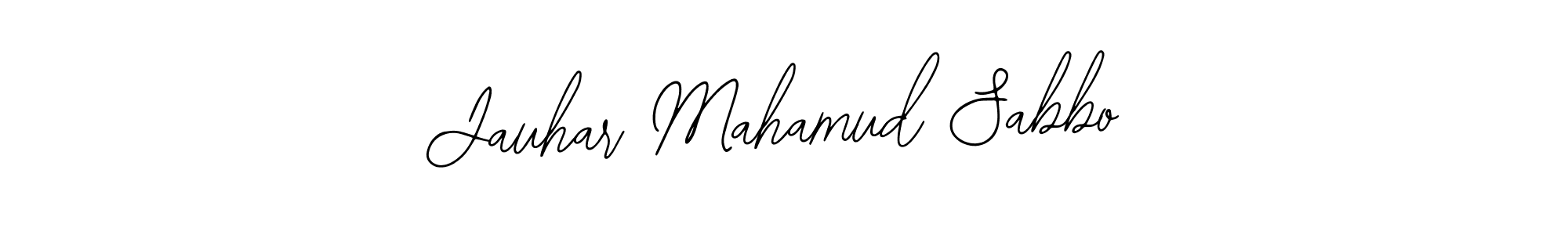 Design your own signature with our free online signature maker. With this signature software, you can create a handwritten (Bearetta-2O07w) signature for name Jauhar Mahamud Sabbo. Jauhar Mahamud Sabbo signature style 12 images and pictures png