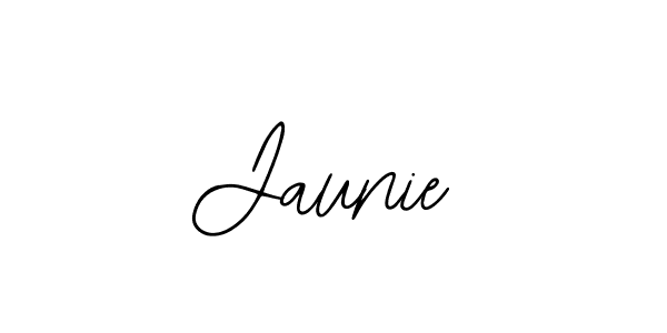 Jaunie stylish signature style. Best Handwritten Sign (Bearetta-2O07w) for my name. Handwritten Signature Collection Ideas for my name Jaunie. Jaunie signature style 12 images and pictures png