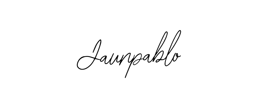 You should practise on your own different ways (Bearetta-2O07w) to write your name (Jaunpablo) in signature. don't let someone else do it for you. Jaunpablo signature style 12 images and pictures png