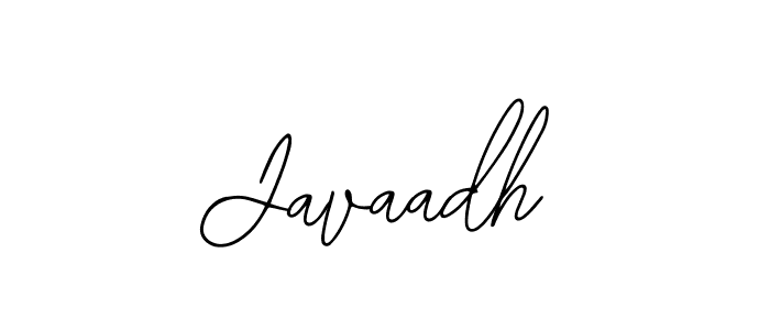 Use a signature maker to create a handwritten signature online. With this signature software, you can design (Bearetta-2O07w) your own signature for name Javaadh. Javaadh signature style 12 images and pictures png