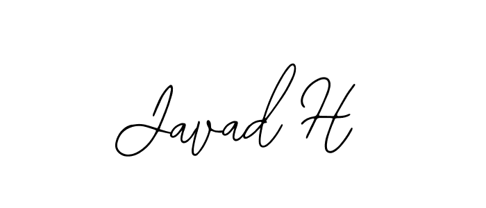 Design your own signature with our free online signature maker. With this signature software, you can create a handwritten (Bearetta-2O07w) signature for name Javad H. Javad H signature style 12 images and pictures png