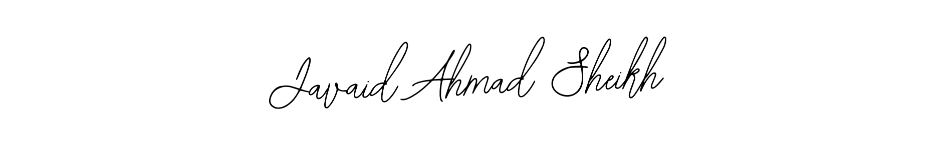 Use a signature maker to create a handwritten signature online. With this signature software, you can design (Bearetta-2O07w) your own signature for name Javaid Ahmad Sheikh. Javaid Ahmad Sheikh signature style 12 images and pictures png