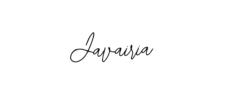 You should practise on your own different ways (Bearetta-2O07w) to write your name (Javairia) in signature. don't let someone else do it for you. Javairia signature style 12 images and pictures png