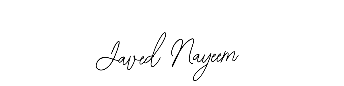 Also You can easily find your signature by using the search form. We will create Javed Nayeem name handwritten signature images for you free of cost using Bearetta-2O07w sign style. Javed Nayeem signature style 12 images and pictures png