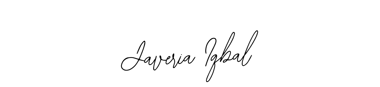 Make a beautiful signature design for name Javeria Iqbal. With this signature (Bearetta-2O07w) style, you can create a handwritten signature for free. Javeria Iqbal signature style 12 images and pictures png