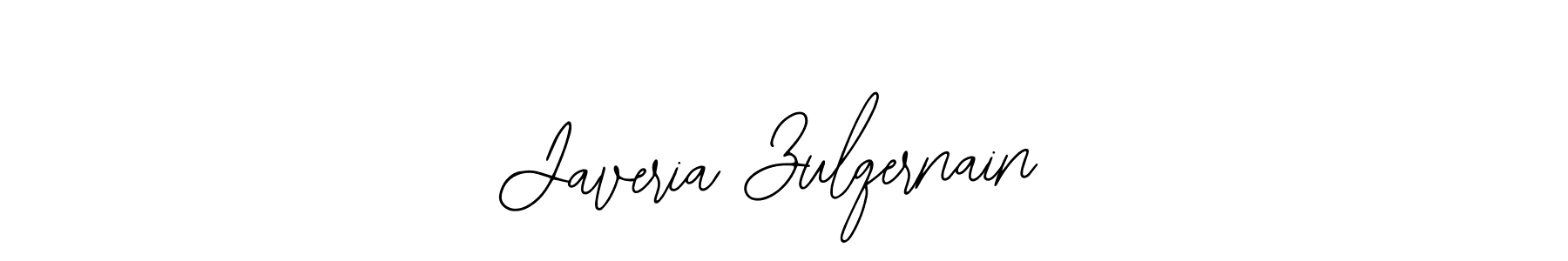 The best way (Bearetta-2O07w) to make a short signature is to pick only two or three words in your name. The name Javeria Zulqernain include a total of six letters. For converting this name. Javeria Zulqernain signature style 12 images and pictures png