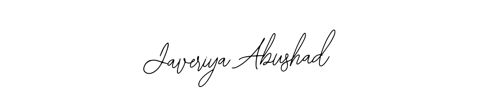 This is the best signature style for the Javeriya Abushad name. Also you like these signature font (Bearetta-2O07w). Mix name signature. Javeriya Abushad signature style 12 images and pictures png