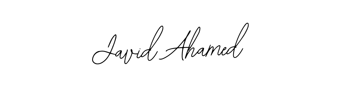 Make a beautiful signature design for name Javid Ahamed. Use this online signature maker to create a handwritten signature for free. Javid Ahamed signature style 12 images and pictures png