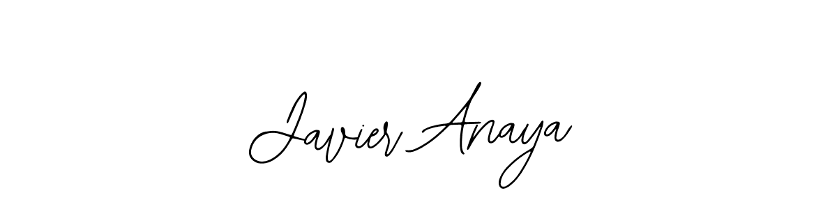 Design your own signature with our free online signature maker. With this signature software, you can create a handwritten (Bearetta-2O07w) signature for name Javier Anaya. Javier Anaya signature style 12 images and pictures png