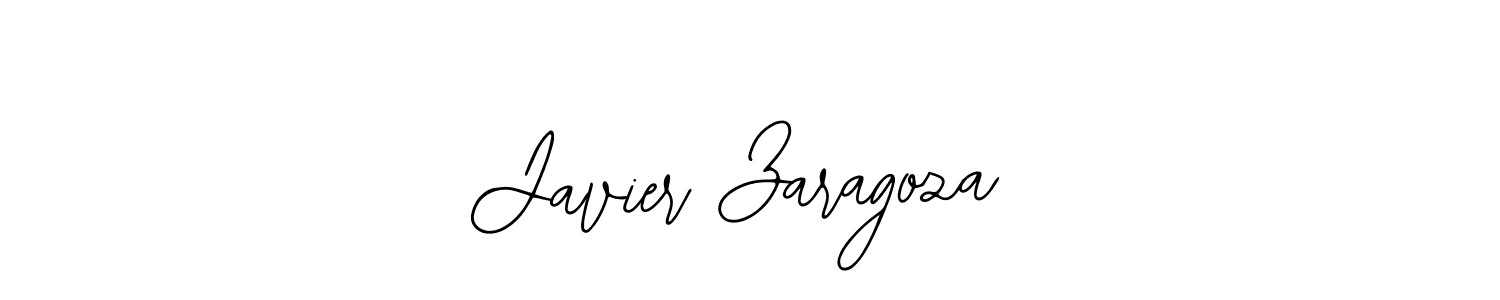 You should practise on your own different ways (Bearetta-2O07w) to write your name (Javier Zaragoza) in signature. don't let someone else do it for you. Javier Zaragoza signature style 12 images and pictures png