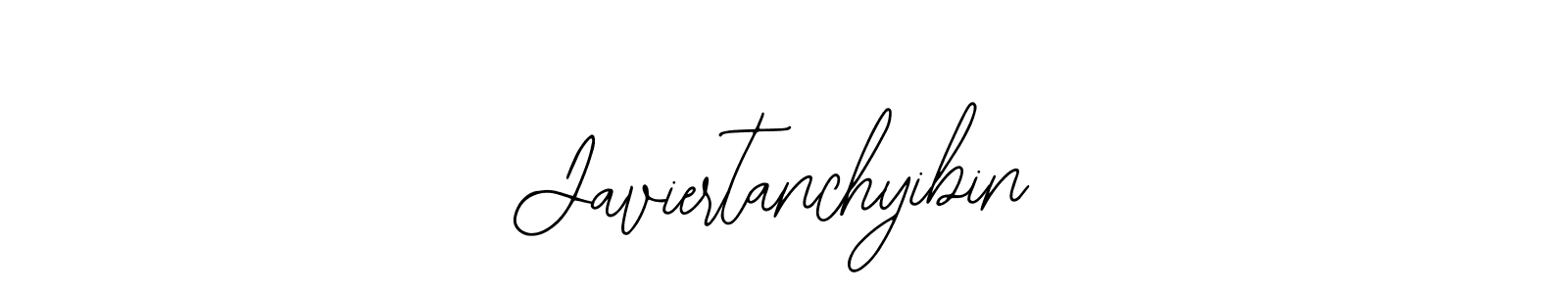 The best way (Bearetta-2O07w) to make a short signature is to pick only two or three words in your name. The name Javiertanchyibin include a total of six letters. For converting this name. Javiertanchyibin signature style 12 images and pictures png