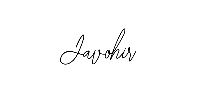 Use a signature maker to create a handwritten signature online. With this signature software, you can design (Bearetta-2O07w) your own signature for name Javohir. Javohir signature style 12 images and pictures png