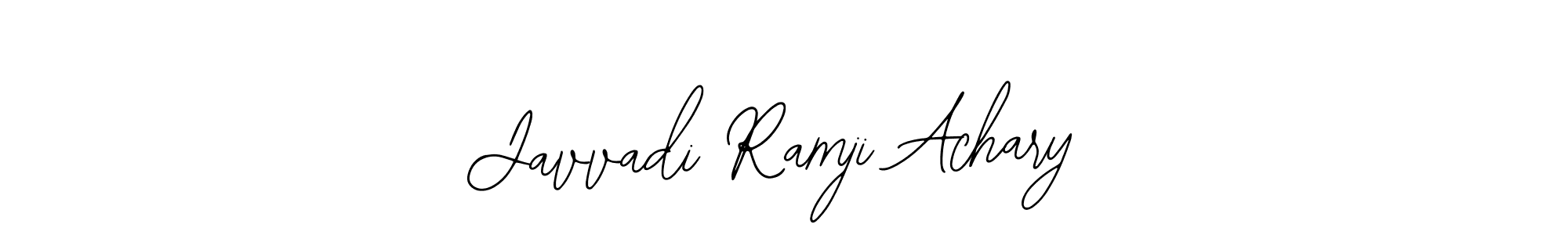 You can use this online signature creator to create a handwritten signature for the name Javvadi Ramji Achary. This is the best online autograph maker. Javvadi Ramji Achary signature style 12 images and pictures png