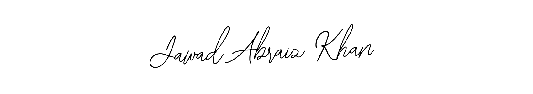 if you are searching for the best signature style for your name Jawad Abraiz Khan. so please give up your signature search. here we have designed multiple signature styles  using Bearetta-2O07w. Jawad Abraiz Khan signature style 12 images and pictures png