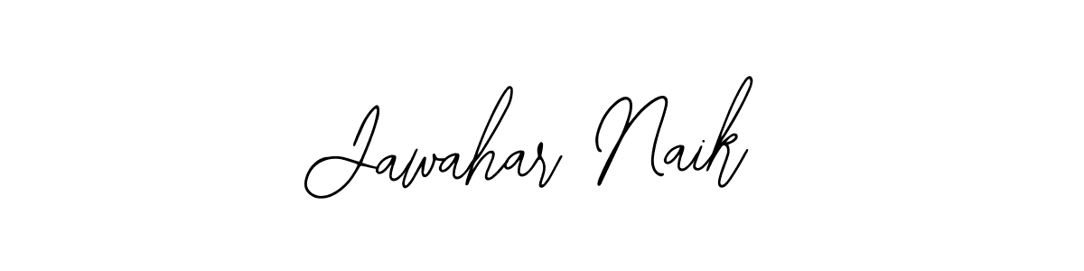 How to make Jawahar Naik name signature. Use Bearetta-2O07w style for creating short signs online. This is the latest handwritten sign. Jawahar Naik signature style 12 images and pictures png