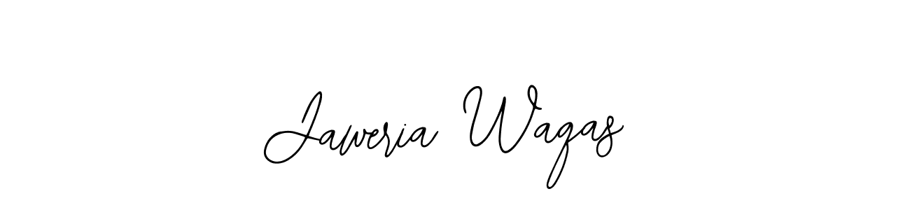 if you are searching for the best signature style for your name Jaweria Waqas. so please give up your signature search. here we have designed multiple signature styles  using Bearetta-2O07w. Jaweria Waqas signature style 12 images and pictures png