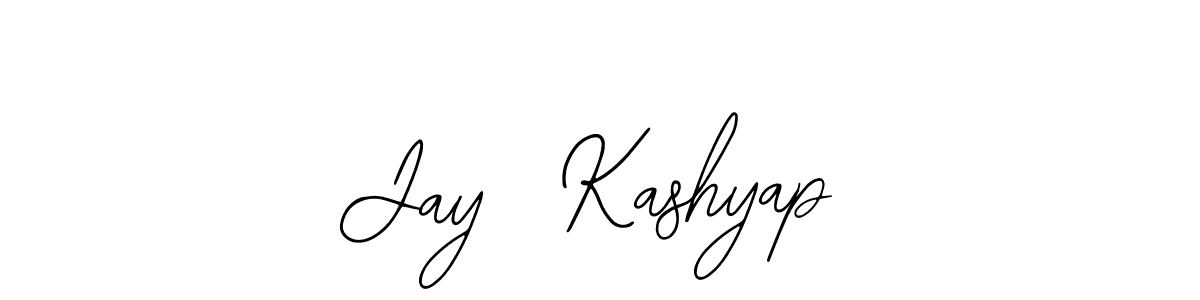 You should practise on your own different ways (Bearetta-2O07w) to write your name (Jay  Kashyap) in signature. don't let someone else do it for you. Jay  Kashyap signature style 12 images and pictures png