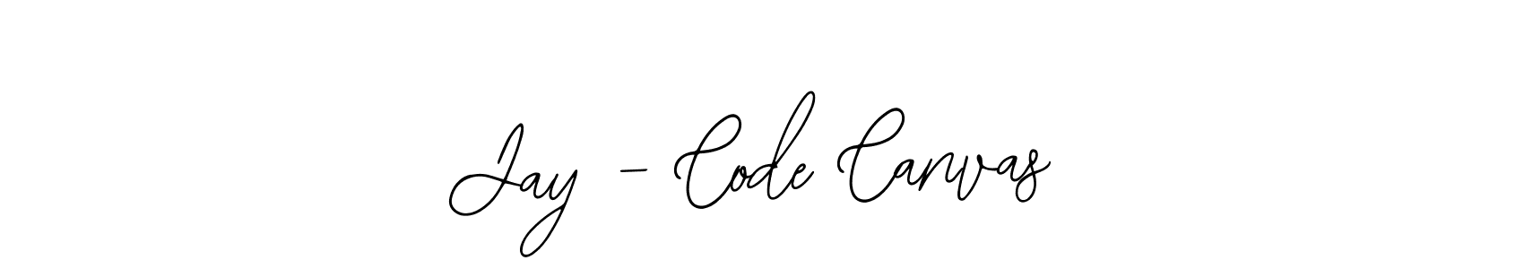 Make a beautiful signature design for name Jay - Code Canvas. Use this online signature maker to create a handwritten signature for free. Jay - Code Canvas signature style 12 images and pictures png