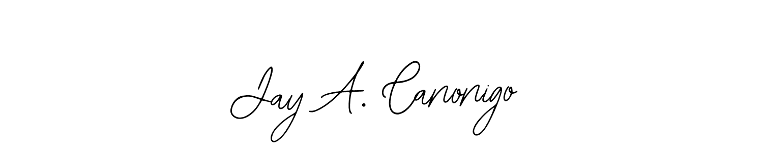 Create a beautiful signature design for name Jay A. Canonigo. With this signature (Bearetta-2O07w) fonts, you can make a handwritten signature for free. Jay A. Canonigo signature style 12 images and pictures png