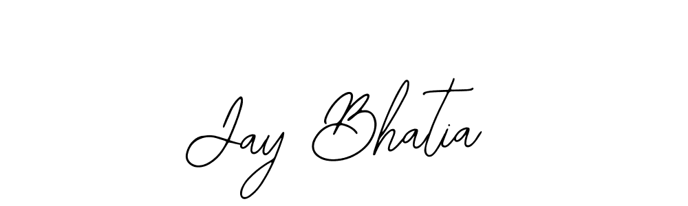 The best way (Bearetta-2O07w) to make a short signature is to pick only two or three words in your name. The name Jay Bhatia include a total of six letters. For converting this name. Jay Bhatia signature style 12 images and pictures png