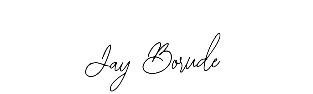 Jay Borude stylish signature style. Best Handwritten Sign (Bearetta-2O07w) for my name. Handwritten Signature Collection Ideas for my name Jay Borude. Jay Borude signature style 12 images and pictures png
