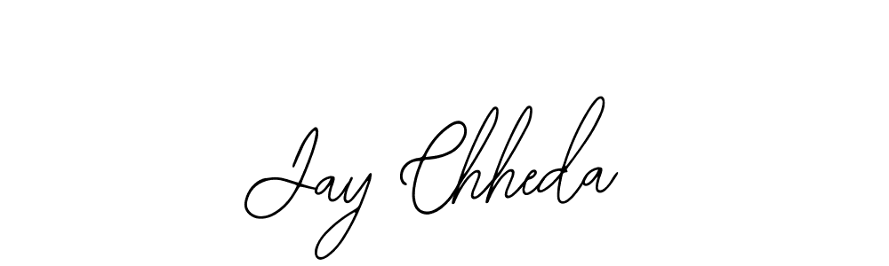 Design your own signature with our free online signature maker. With this signature software, you can create a handwritten (Bearetta-2O07w) signature for name Jay Chheda. Jay Chheda signature style 12 images and pictures png