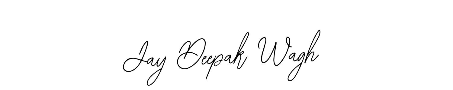 You should practise on your own different ways (Bearetta-2O07w) to write your name (Jay Deepak Wagh) in signature. don't let someone else do it for you. Jay Deepak Wagh signature style 12 images and pictures png