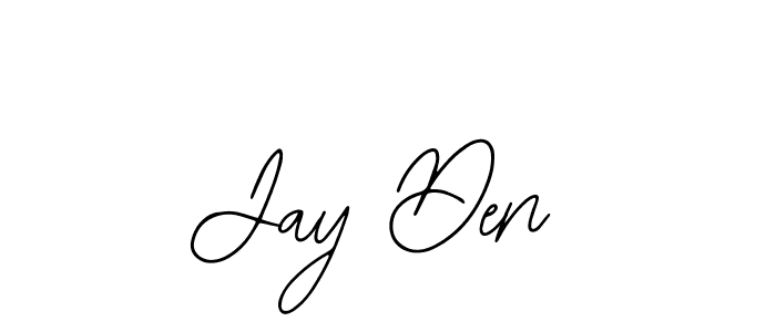 The best way (Bearetta-2O07w) to make a short signature is to pick only two or three words in your name. The name Jay Den include a total of six letters. For converting this name. Jay Den signature style 12 images and pictures png