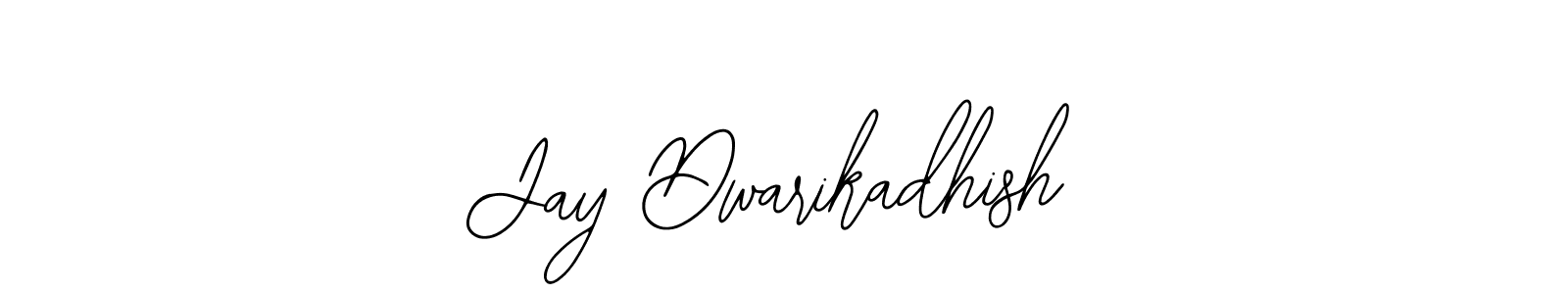 Use a signature maker to create a handwritten signature online. With this signature software, you can design (Bearetta-2O07w) your own signature for name Jay Dwarikadhish. Jay Dwarikadhish signature style 12 images and pictures png