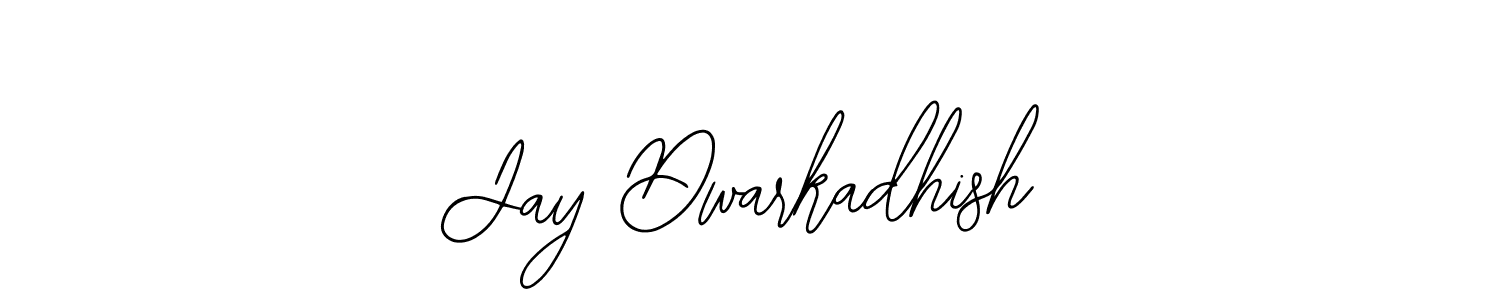 Use a signature maker to create a handwritten signature online. With this signature software, you can design (Bearetta-2O07w) your own signature for name Jay Dwarkadhish. Jay Dwarkadhish signature style 12 images and pictures png