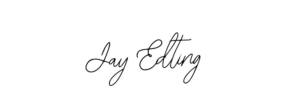 Design your own signature with our free online signature maker. With this signature software, you can create a handwritten (Bearetta-2O07w) signature for name Jay Edting. Jay Edting signature style 12 images and pictures png