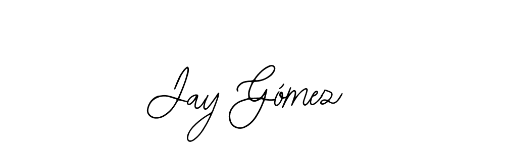 How to make Jay Gómez name signature. Use Bearetta-2O07w style for creating short signs online. This is the latest handwritten sign. Jay Gómez signature style 12 images and pictures png