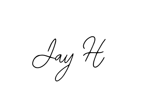 Design your own signature with our free online signature maker. With this signature software, you can create a handwritten (Bearetta-2O07w) signature for name Jay H. Jay H signature style 12 images and pictures png