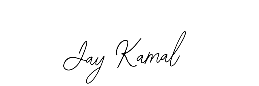 How to make Jay Kamal name signature. Use Bearetta-2O07w style for creating short signs online. This is the latest handwritten sign. Jay Kamal signature style 12 images and pictures png