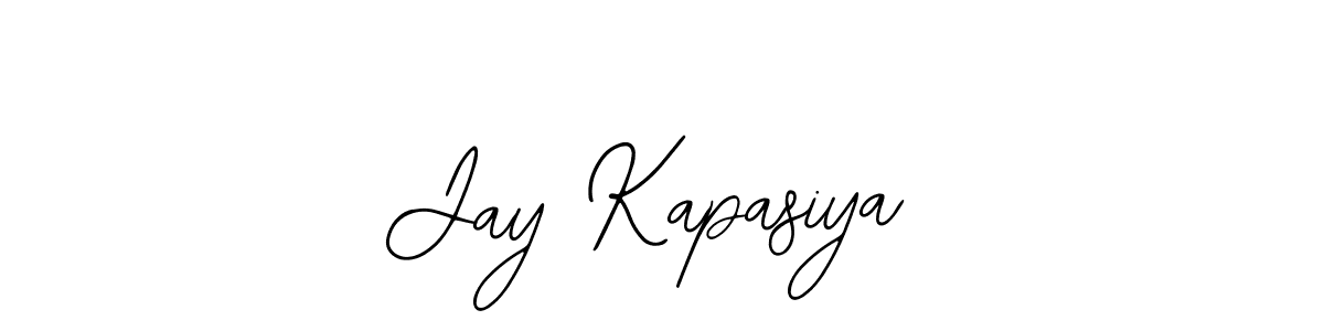 Also we have Jay Kapasiya name is the best signature style. Create professional handwritten signature collection using Bearetta-2O07w autograph style. Jay Kapasiya signature style 12 images and pictures png