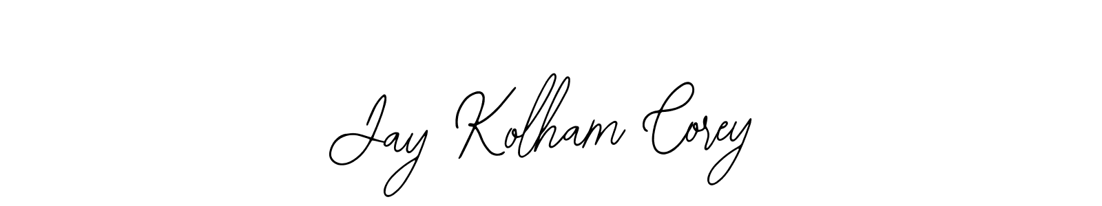 You can use this online signature creator to create a handwritten signature for the name Jay Kolham Corey. This is the best online autograph maker. Jay Kolham Corey signature style 12 images and pictures png